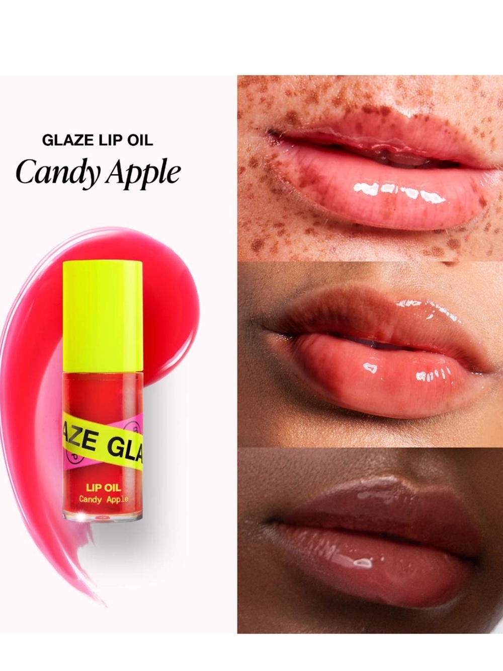 Glaze Lip Oil - Candy Apple Shine - Picture 2 of 2